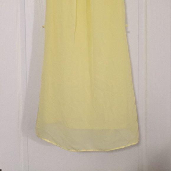 UK 6 (XS) Yellow Summer Shift Dress - Picture 4 of 4